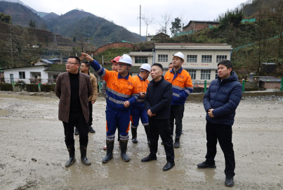 马边县县委常委、总工会主席徐泽星一行赴Ebpay矿产三号矿山调研督导节后复工复产工作